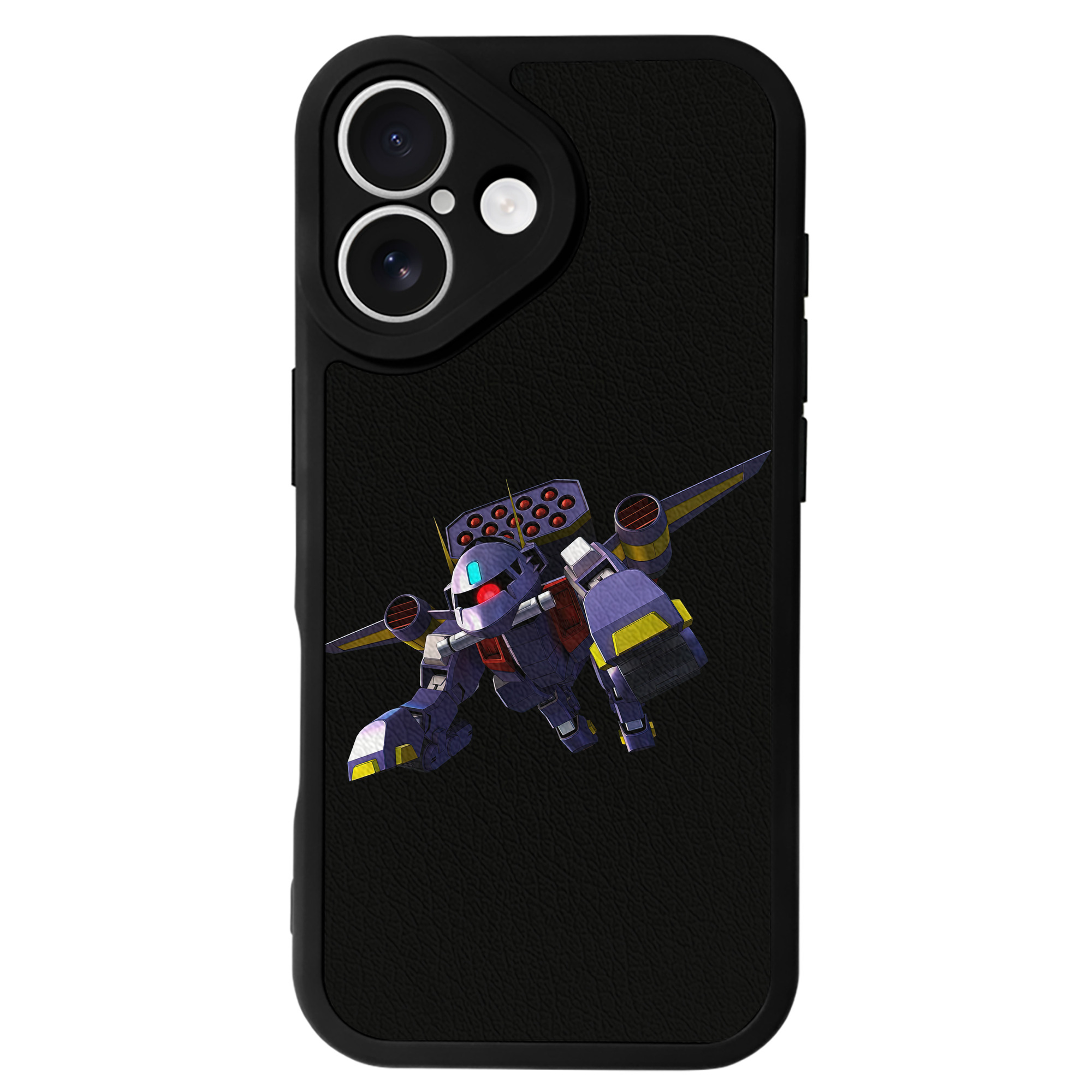 （画像用） 機動戦士ガンダム Mobile Suit Gundam 【iPhone 16シリーズ対応】シリコンスマホケース（レザー調） 材質：シリコン